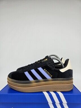 adidas Gazelle Black Lavender Gum-sole Women’s Athletic Shoes